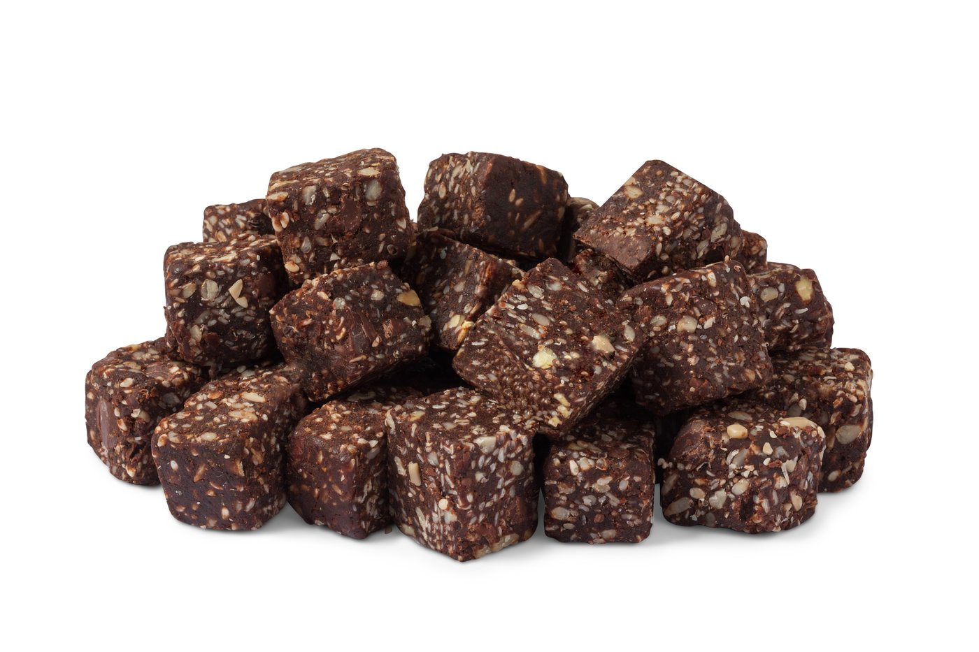 Almond Chocolate Chip Energy Squares — Energy Squares and Bars — Snacks